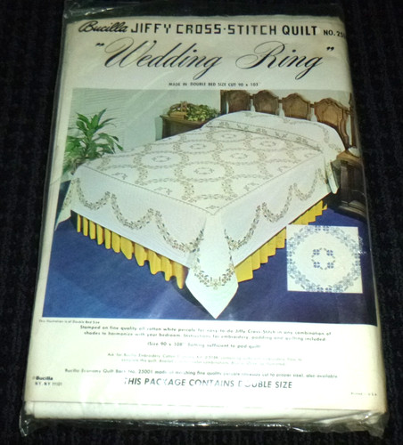 Vtg bucilla jiffy cross - bucilla, stitch